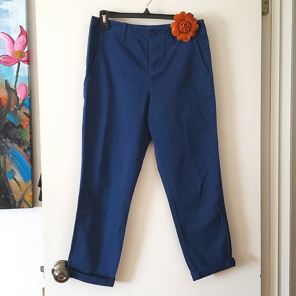 NWT Madewell Cropped Rivington Trousers Size 25 - Picture 3 of 13